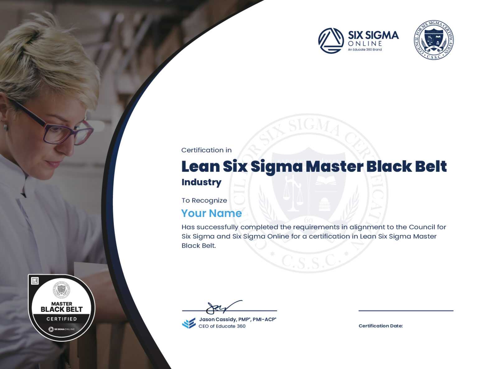 Lean Six Sigma Master Black Belt Certification - Six Sigma Online